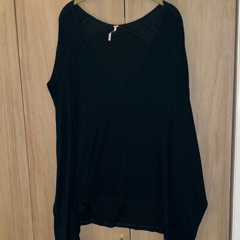 Free People V-Neck Women's Top